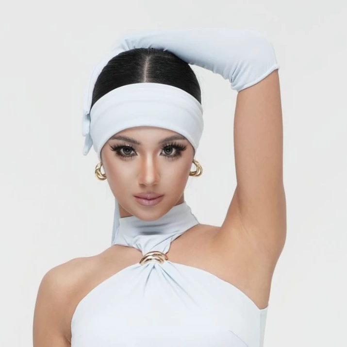 DIANFENG · 舞服夏季新款拉丁舞发带 · 手套