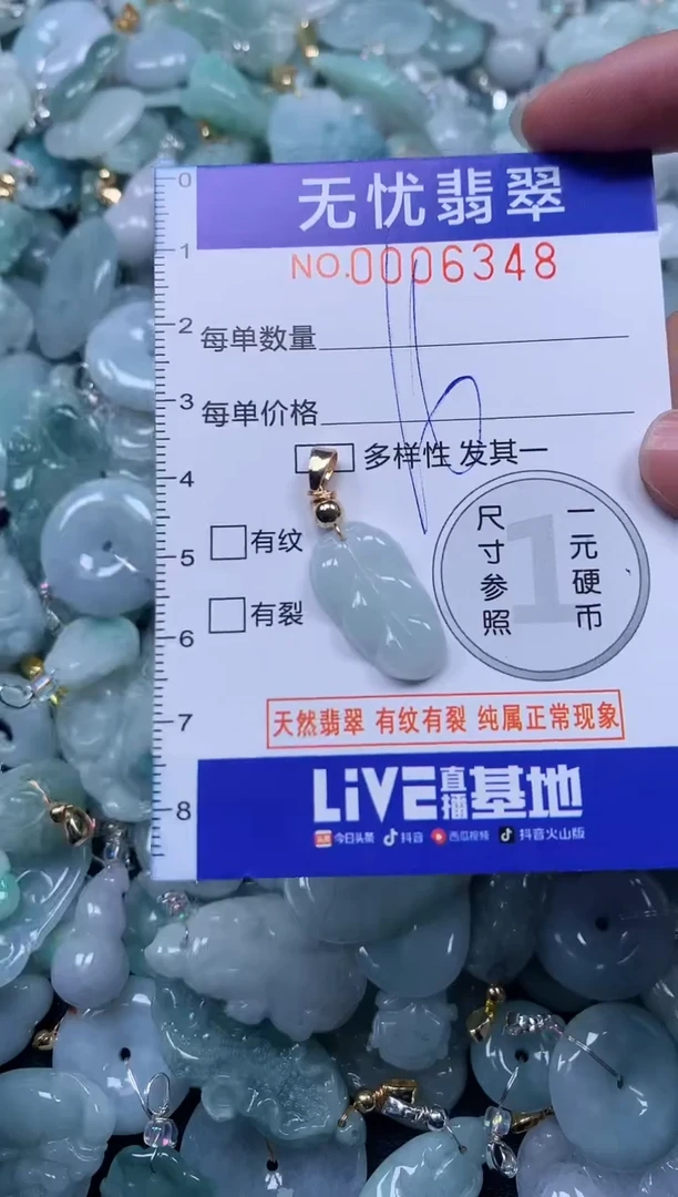 颈饰未镶嵌翡翠6348