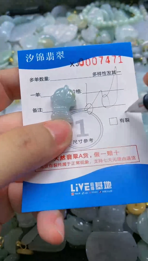 翡翠未镶嵌颈饰闪购商品0007471