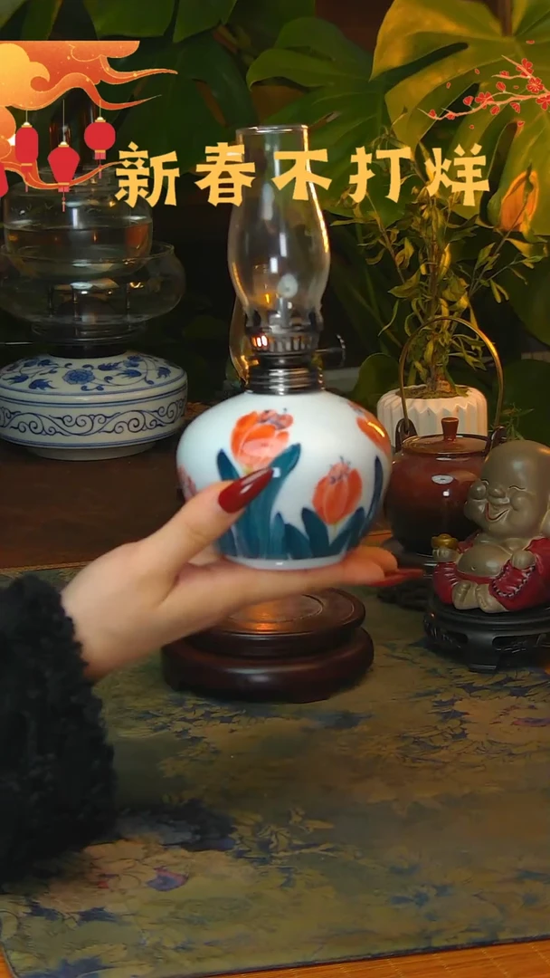 【闪购商品】景德镇陶瓷灯摆件