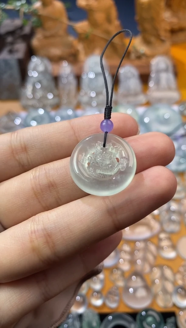 【闪购商品】定制翡翠未镶嵌龙牌