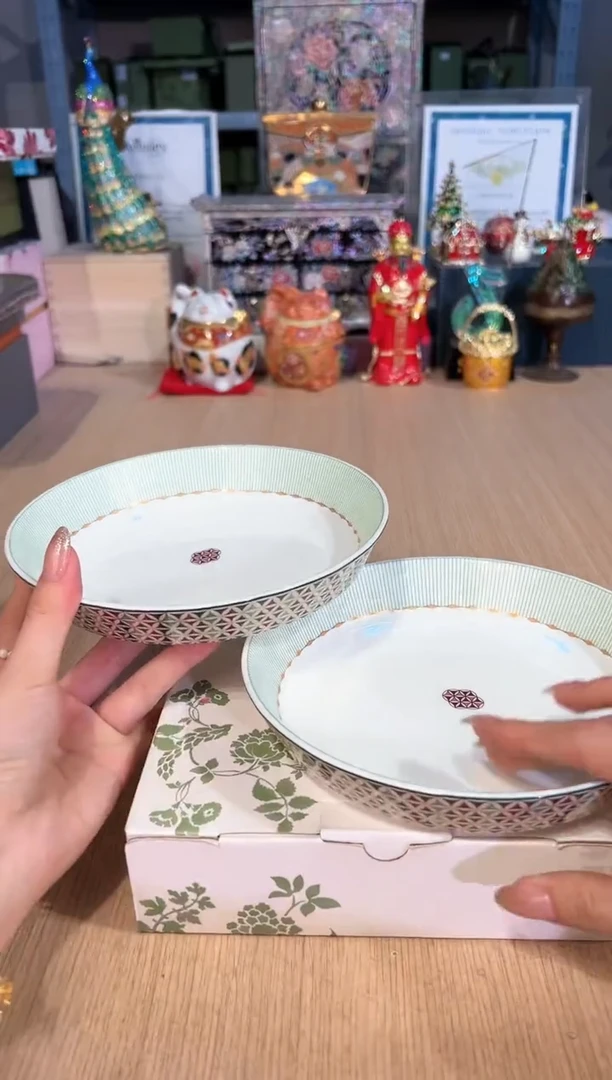 【闪购商品】杯189歌剧院反口17.5汤盘（绿）
