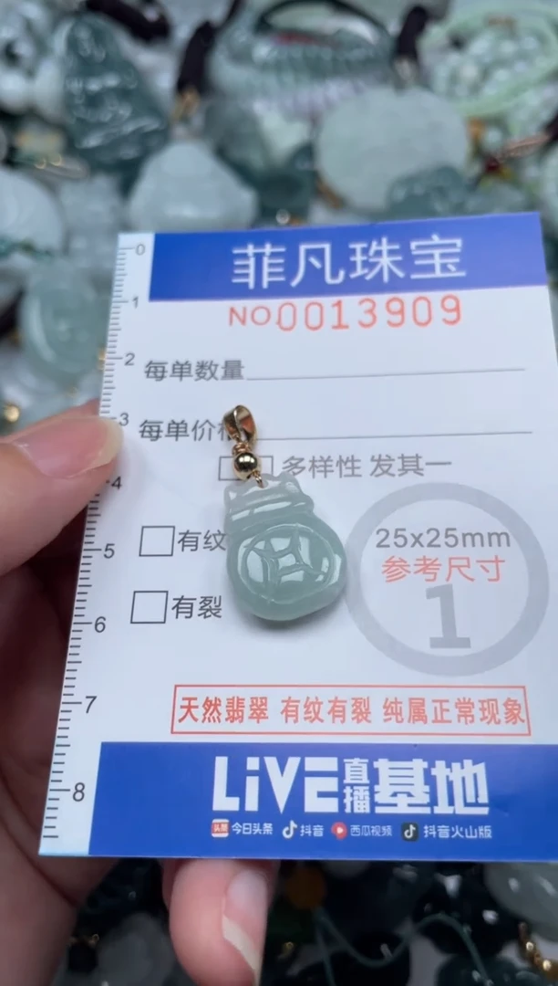 颈饰未镶嵌翡翠13909