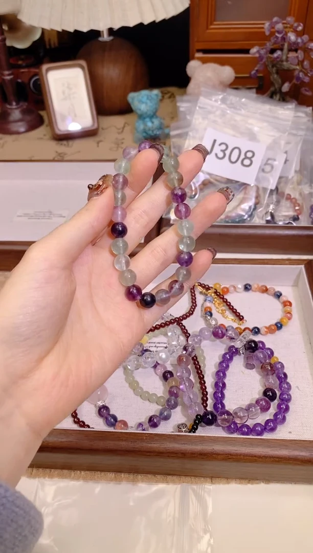 【闪购商品】萤石手链未镶嵌323手串