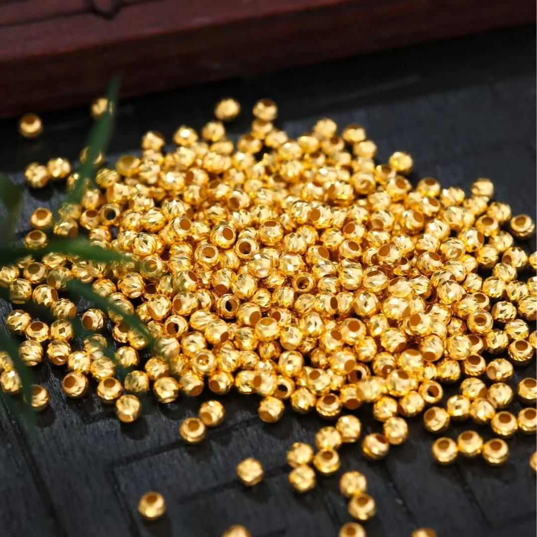 【SG】18K车花爆闪蹦迪金珠 多样发一颗 卡2.5