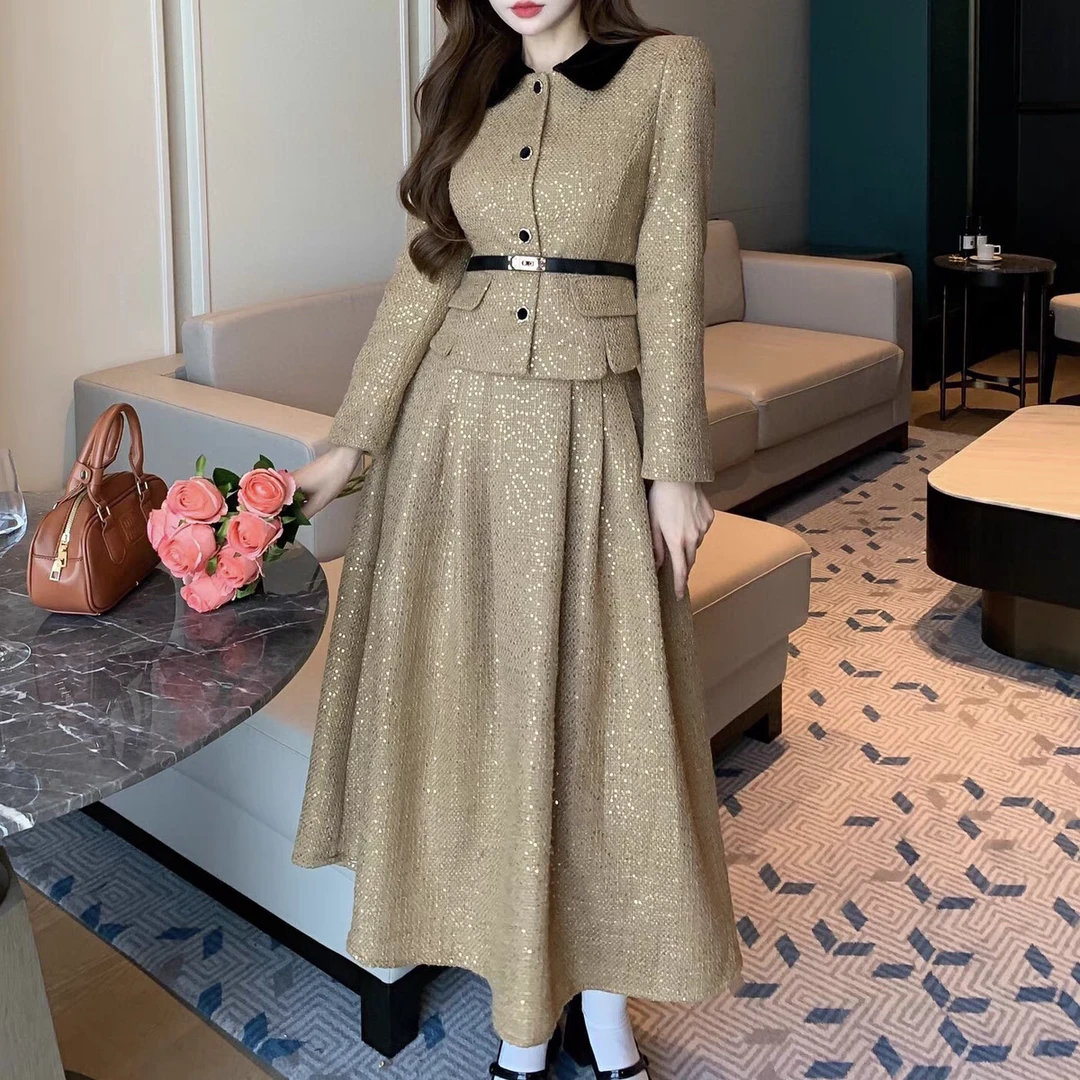 【RG3739】2025年新款时尚气质百搭减龄显瘦休闲套装