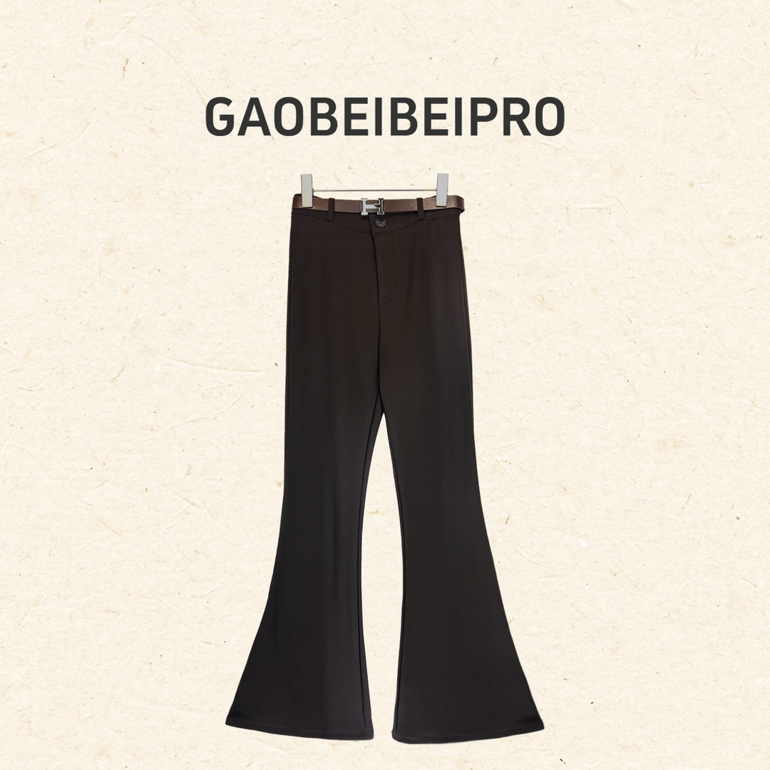 【北北-5134-5135】百搭修身显瘦喇叭裤