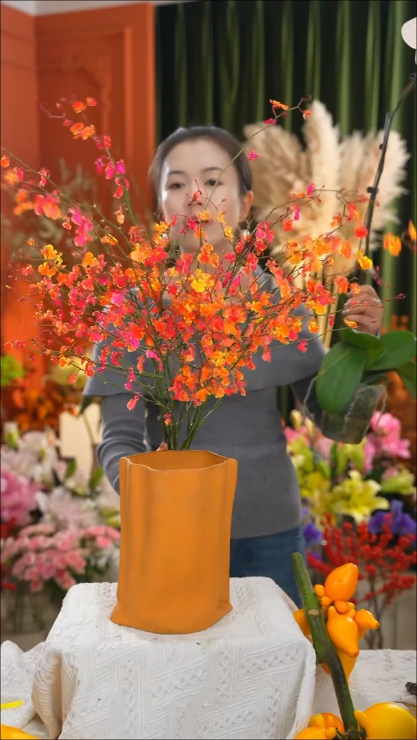 陶瓷花瓶【橙色纸袋】