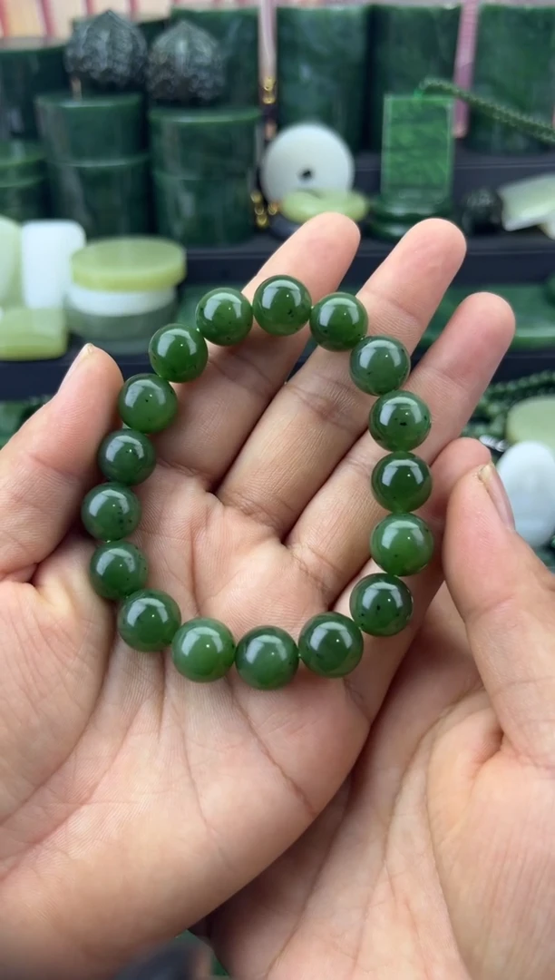 未镶嵌和田玉珠宝半成品手串