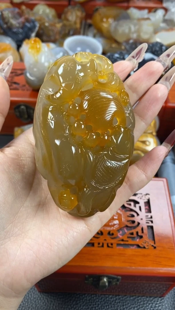 【闪购商品】玛瑙/玉髓手把未镶嵌1