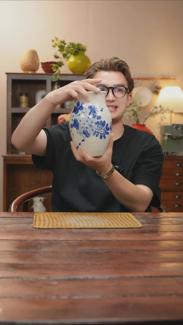 景德镇手作艺术感花瓶