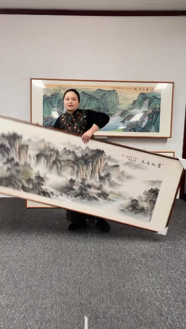 【闪购商品】国画富水长流210*80刘佳林老师