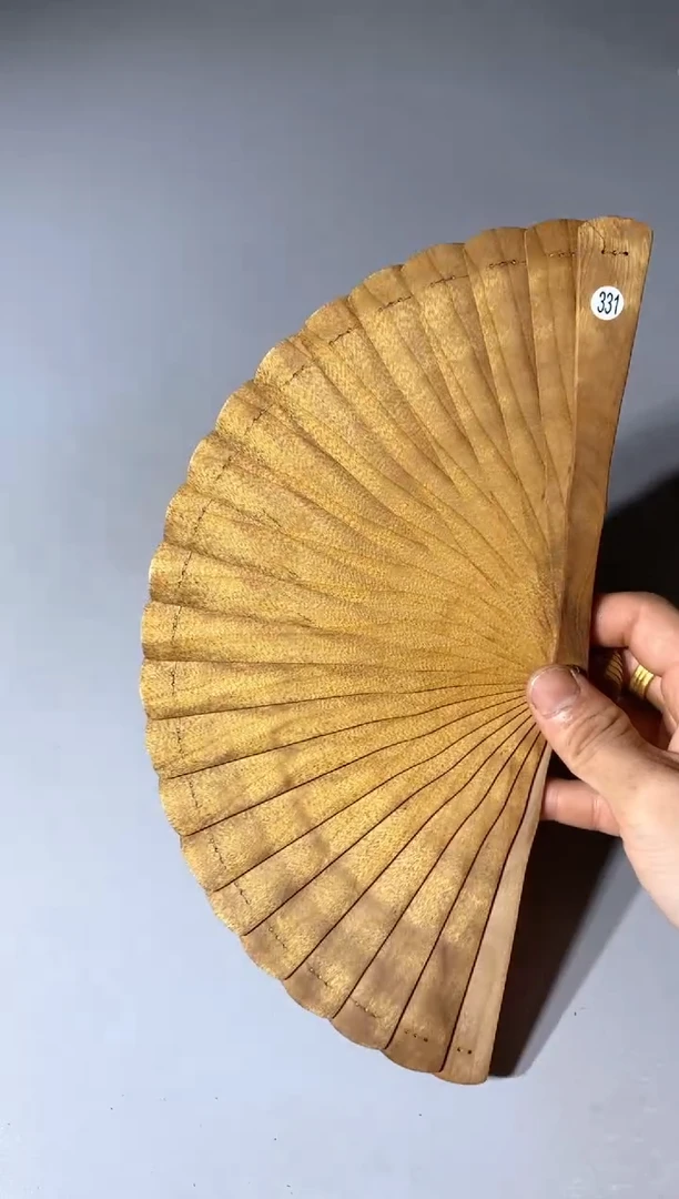 金丝楠331号16cm金丝楠木小叶桢楠扇子