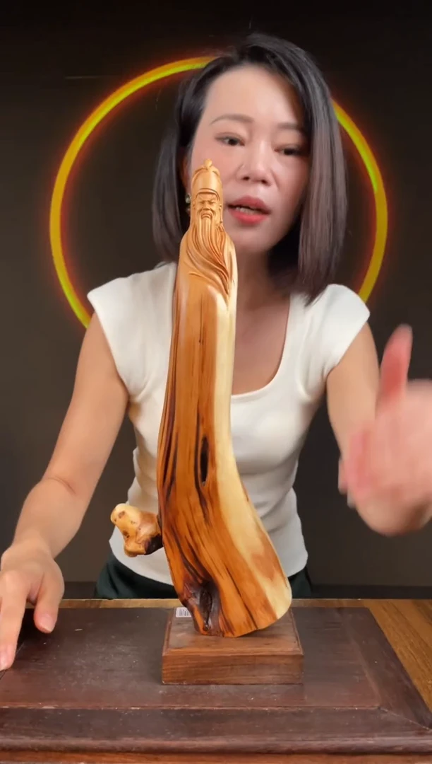 柏木（崖柏）手工摆件,先抢先得! 编号:91