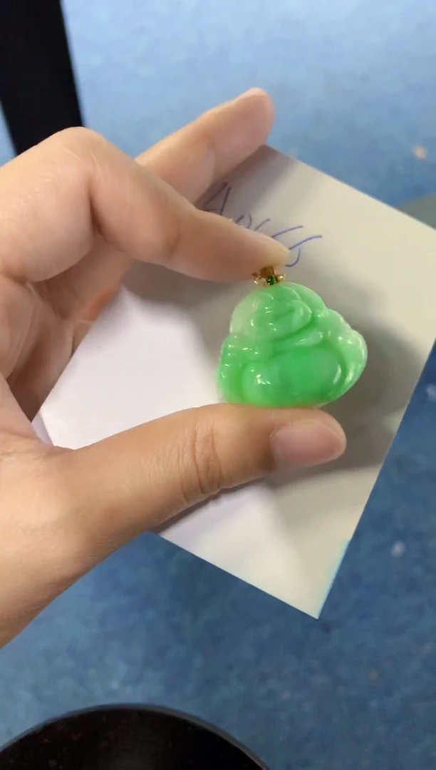 【闪购商品】翡翠颈饰18K金镶嵌000000000