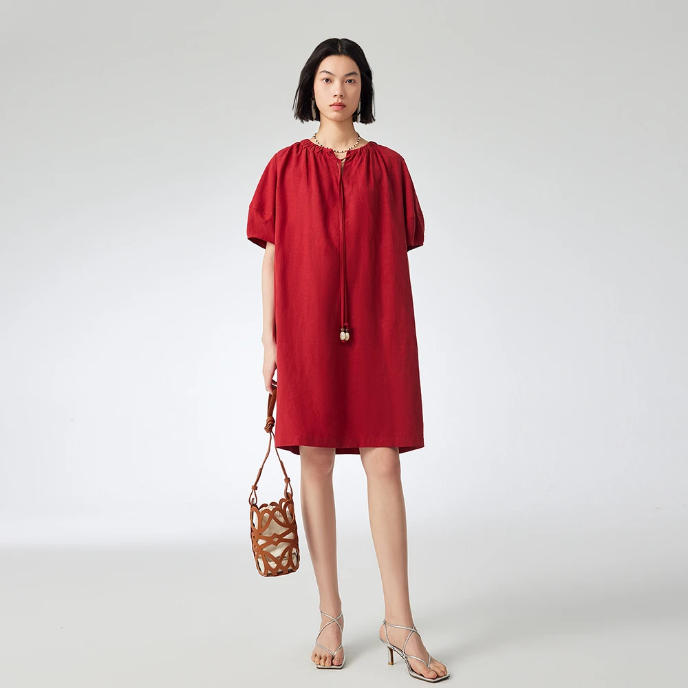 【九月专属】灯笼袖连衣裙 2D243246