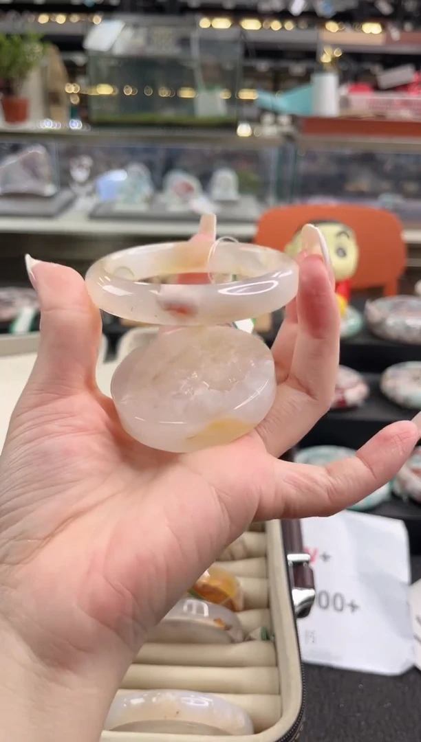 未镶嵌手镯石英质玉57圈口 （赠品镯心）3749473