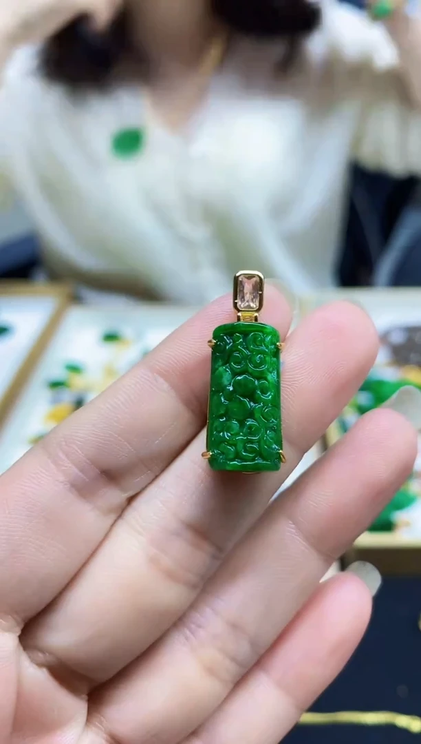 颈饰未镶嵌翡翠翡翠吊坠