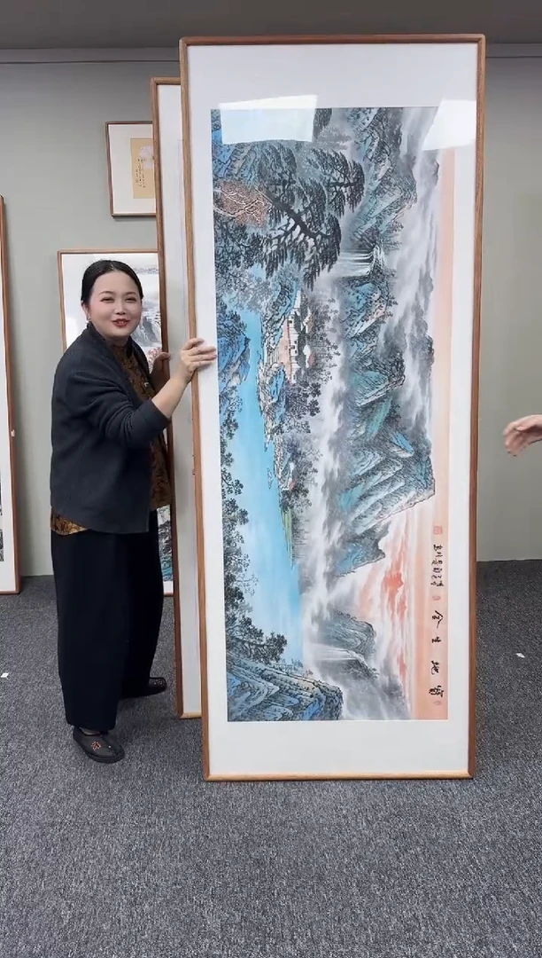 国画宝地生金210*80