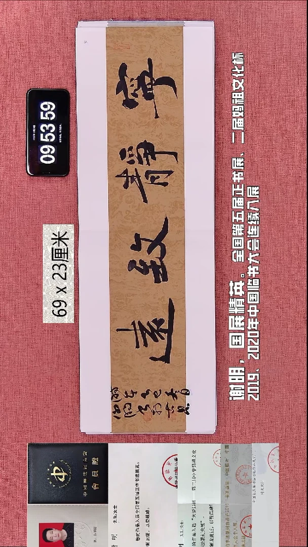 书法208    谢老师书法作品