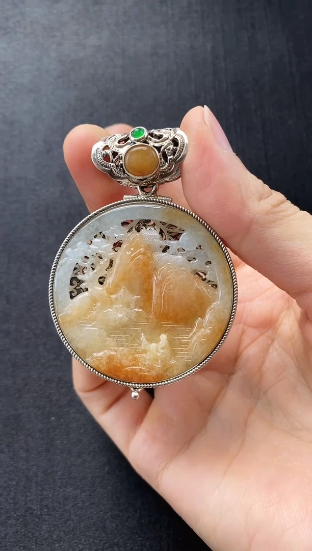 无吊坠925银设计师吊坠