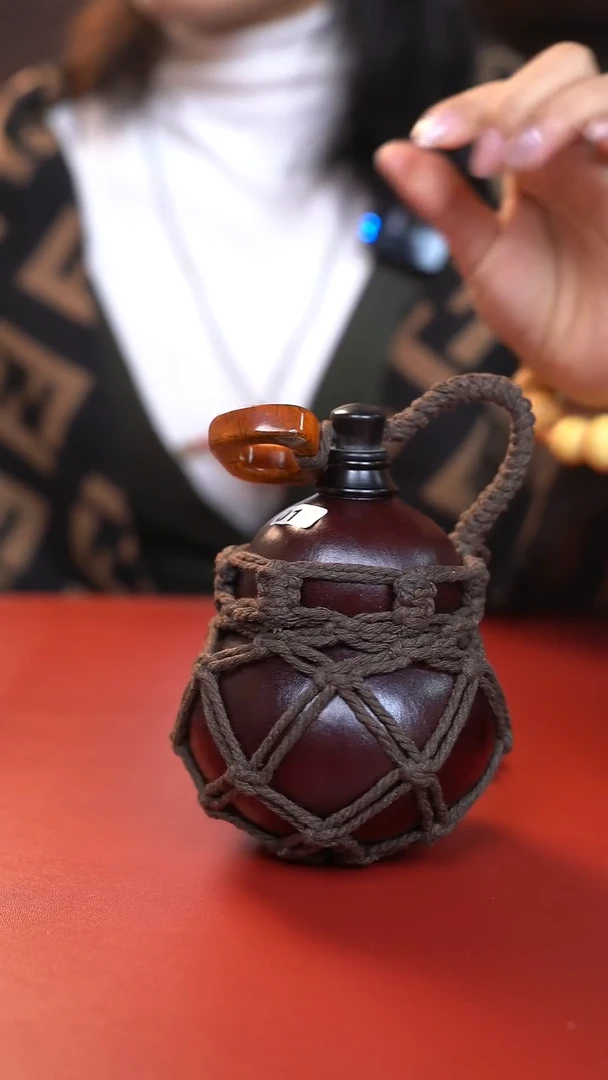 010手工大漆酒葫芦