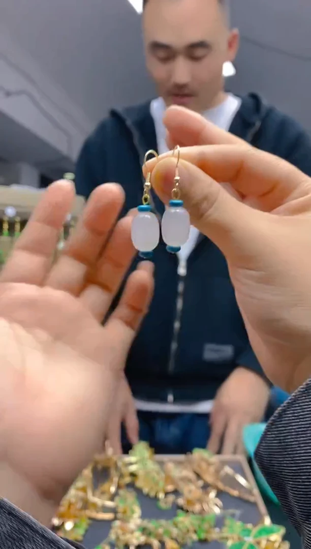 【闪购商品】玛瑙/玉髓耳饰合金016玛瑙饰品