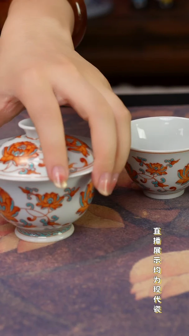 景德镇纯手工手绘陶瓷杯