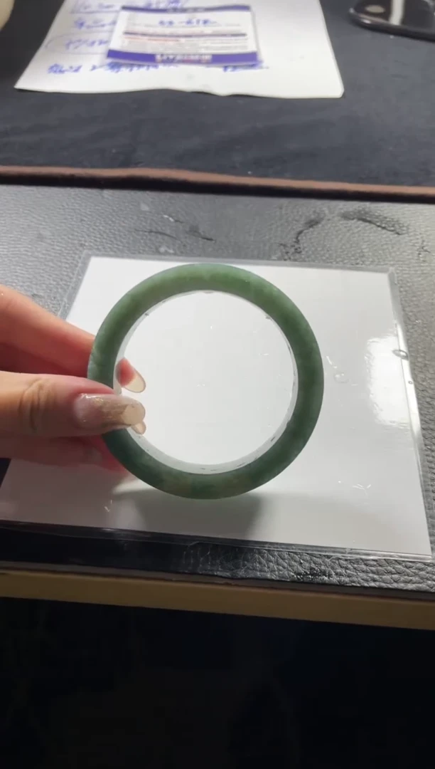 【闪购商品】定制翡翠手镯未镶嵌老蓝水定制手镯ZX3/DZS