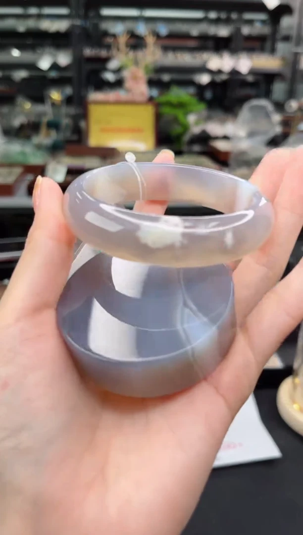 【闪购商品】石英质玉手镯未镶嵌60圈口（赠品镯心）3931295