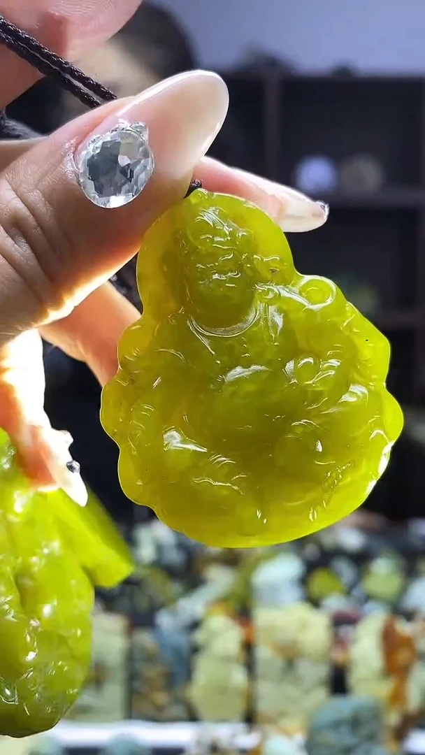 未镶嵌岫玉挂件  多样性发货发其中一件