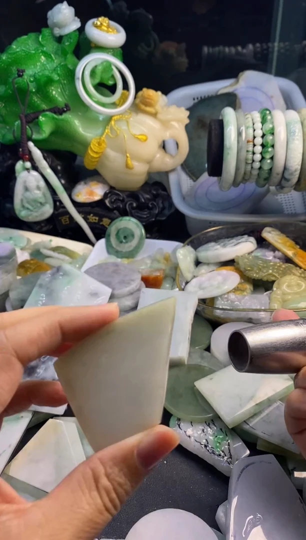 散珠翡翠翡翠A货34