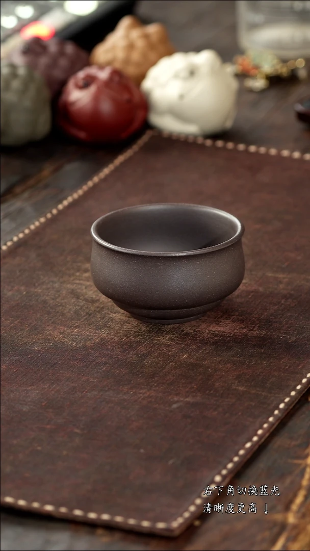 茶杯紫砂福利紫砂天青叠叠杯