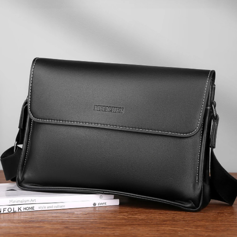 BIFEICHEN 复古时尚男士斜挎包新款潮流商务背包多功能休闲单肩包