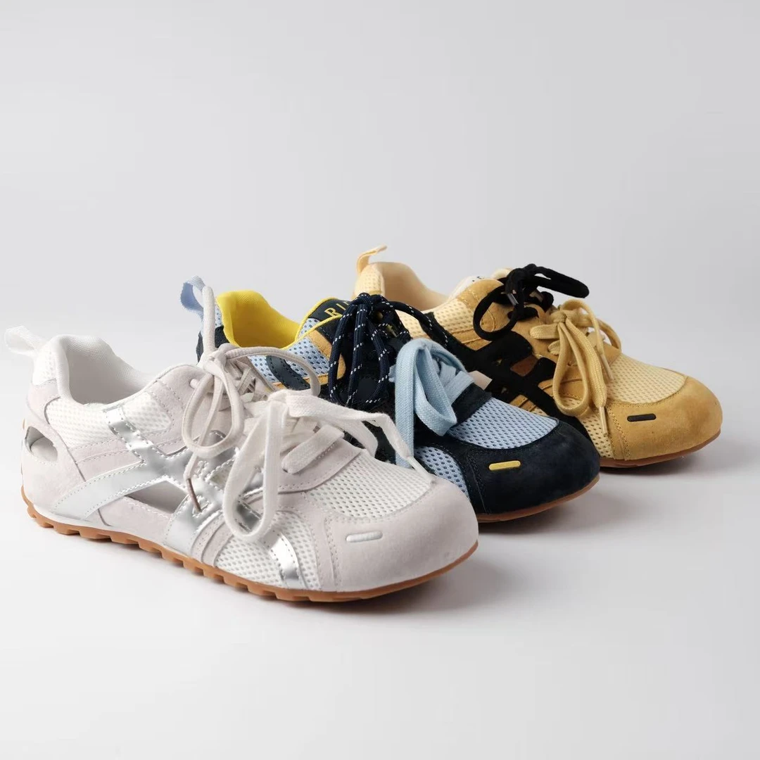 百搭休闲女士2025夏季新款网面透气舒适双鞋子女款夏季cy0029