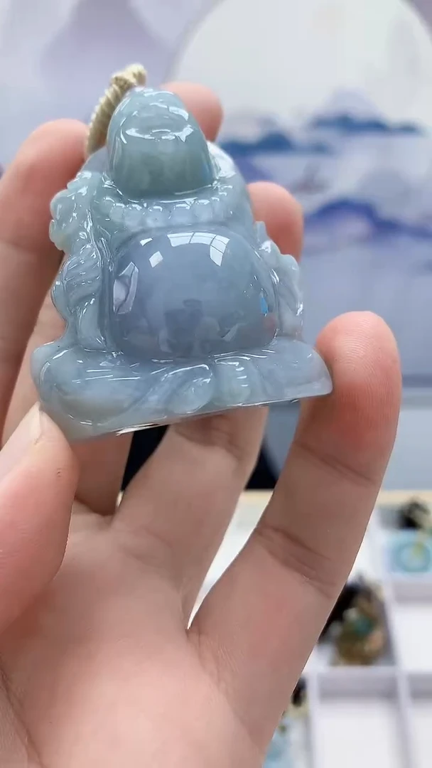未镶嵌定制翡翠4898bb-毛货挂件47