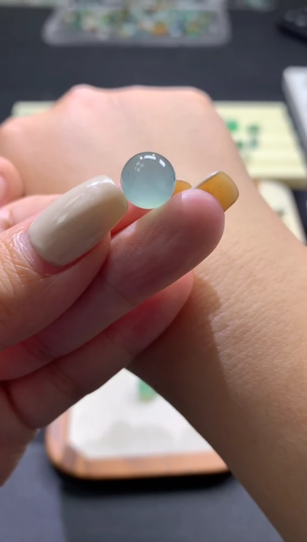 未镶嵌定制翡翠卡9.2mm