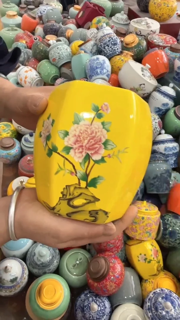 摆件孤品茶叶罐密封罐储物罐直播间临时链接浮力