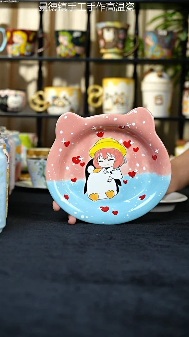 杯子景德镇手绘盘