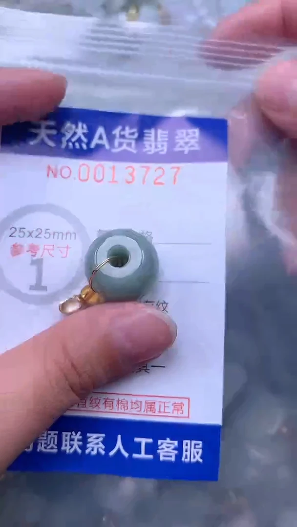 翡翠未镶嵌吊坠(不含链)1