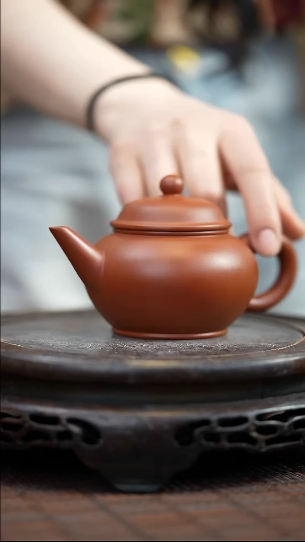 茶壶紫砂宜兴紫砂岁颐传砂原矿全手37