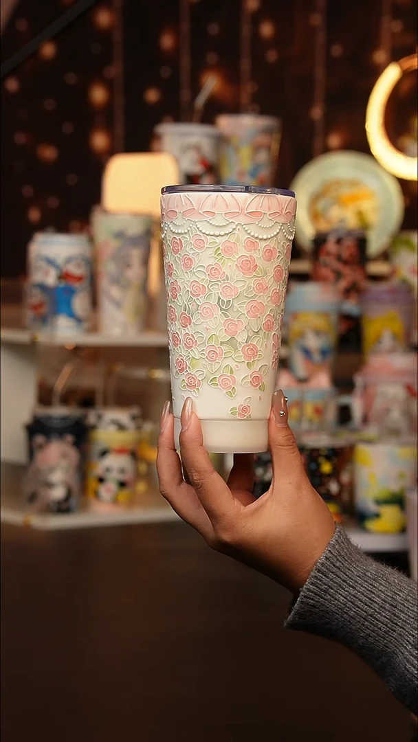 （玉泥）景德镇手工手绘文创陶瓷杯·