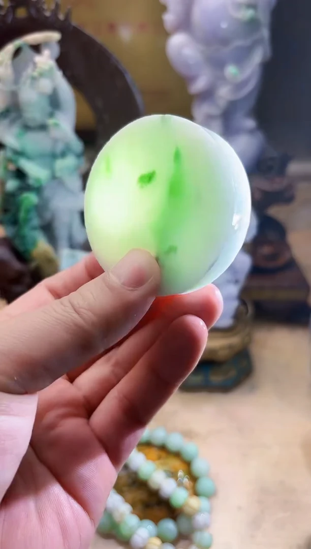 未镶嵌挂件翡翠A货张优9152