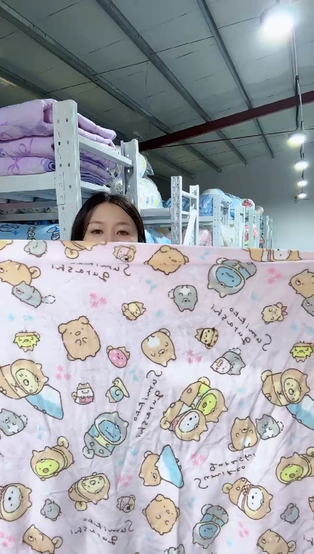 90*190粉色绒床笠角落