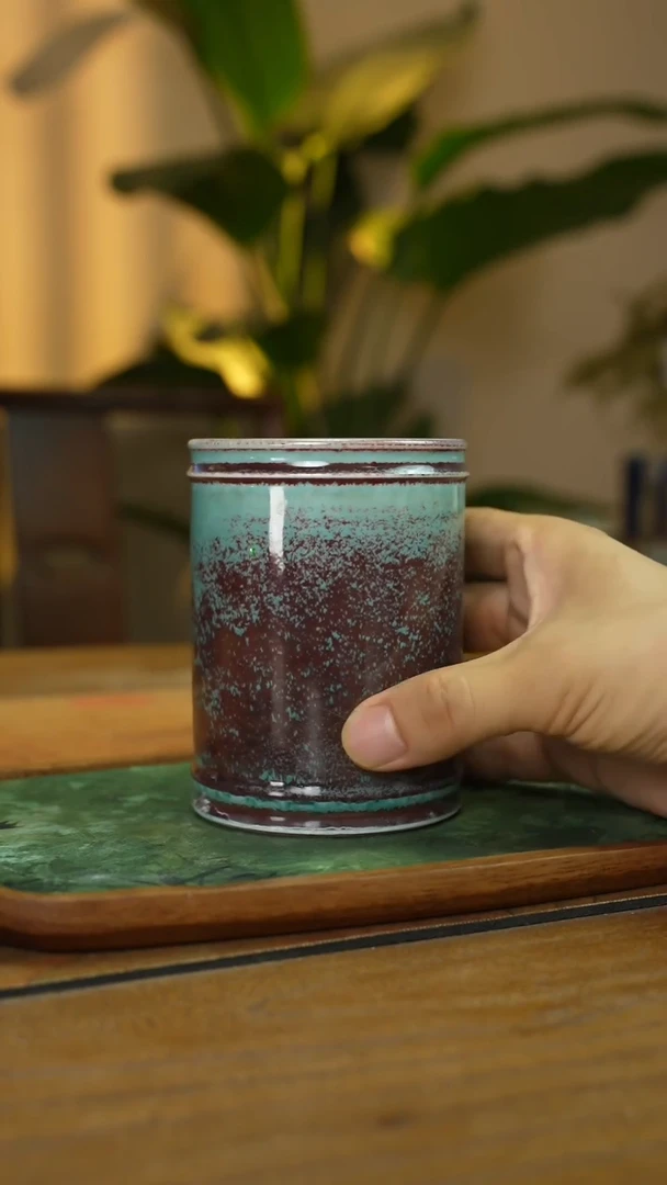 瓷片笔筒景德镇上庄陶瓷上庄陶瓷