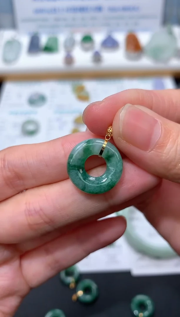 定制翡翠18K金镶嵌模式推广期48小时鉴赏期