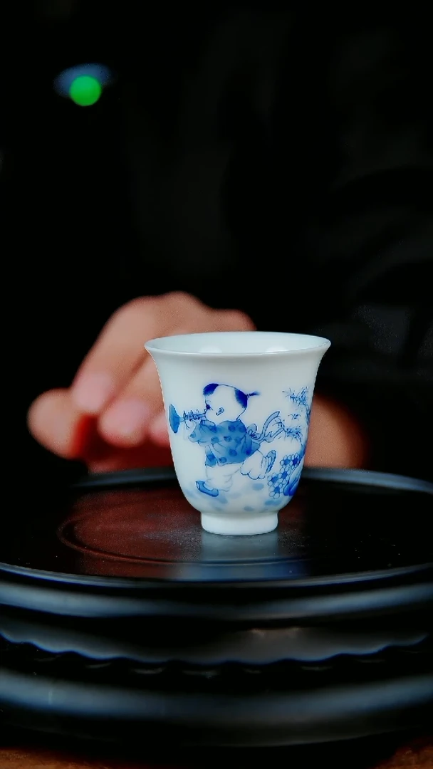 【闪购商品】杯子景德镇手工手绘至臻方远