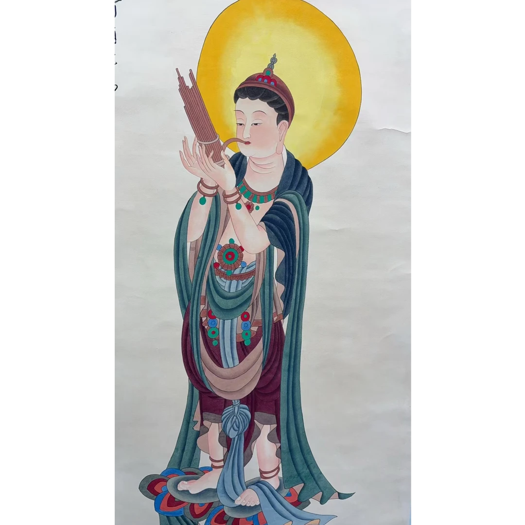 张老款 人物中堂立轴 135 65 7.8平尺