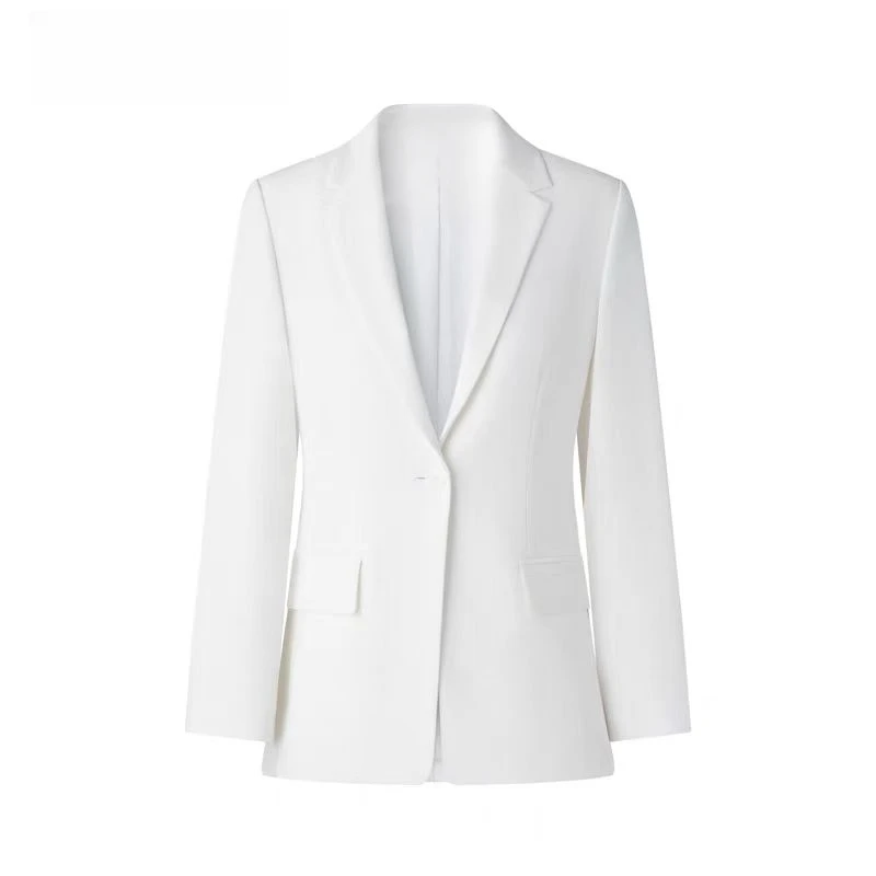 【宝】春秋白色时尚通勤西装外套-BZ017