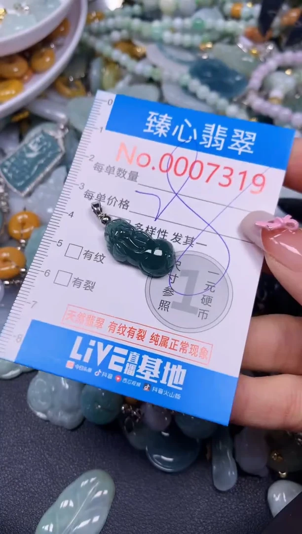 【闪购商品】翡翠颈饰未镶嵌含绳0007319